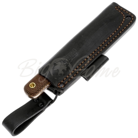 Нож ЮЖНЫЙ КРЕСТ Кефарт mini конвекс Сталь VG10 рукоять Микарта койот/насечка фото 3