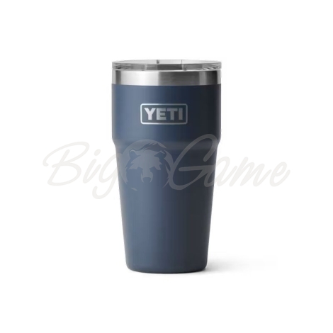 Термостакан YETI Rambler Stackable Cup w/Magslider Lid 591 цвет Navy фото 1