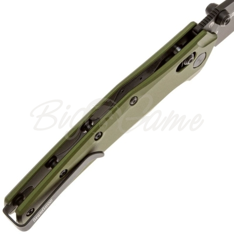 Нож складной полуавтоматический KERSHAW Bareknuckle DuraLock сталь CPM MagnaCut рукоять Алюминий 6061-T6 цв. Зеленый фото 5