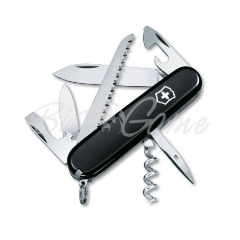 Нож VICTORINOX Camper 91мм 13 функций цв. черный фото 1