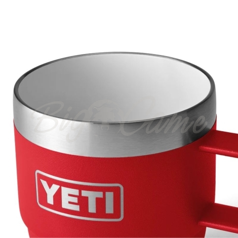 Набор кружек YETI Rambler Espresso Stackable Mug (2 шт.) 180 цвет Rescue Red фото 4