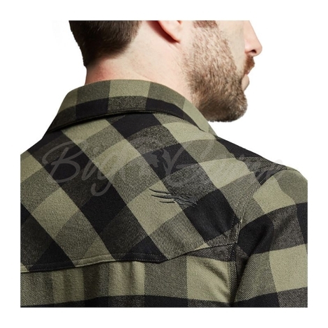 Рубашка SITKA Riser Work Shirt цвет Covert / Black / Plaid фото 2