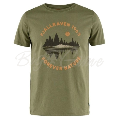 Футболка FJALLRAVEN Forest Mirror T-shirt M цвет Navy фото 1