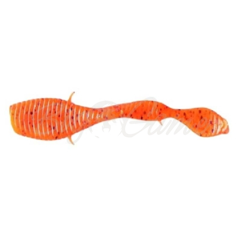 Червь MICROKILLER Червь 5,3 см цв. оранжевый (10 шт.) фото 1