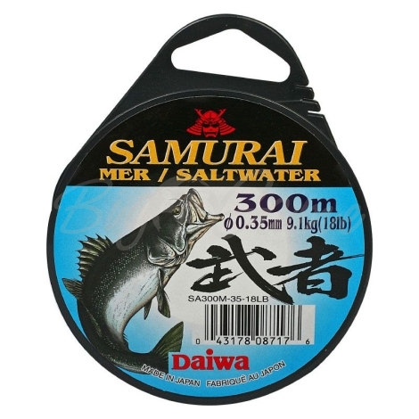 Леска DAIWA Samurai Saltwater 300 м 0,35 мм фото 1