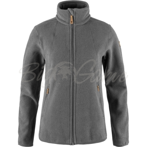 Толстовка FJALLRAVEN Stina Fleece W цвет Dark Grey фото 1