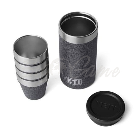 Набор рюмок YETI Shot Glasses & Case цв. Black Stone фото 2