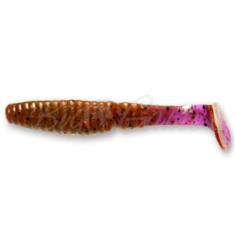 Виброхвост CRAZY FISH Scalp Minnow 4" (4 шт.) зап. кальмар, код цв. 12 фото 1