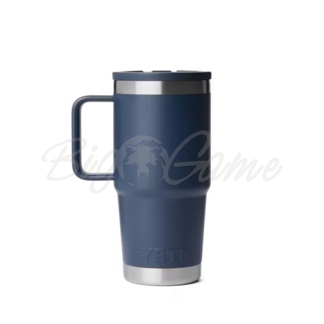 Термокружка YETI Rambler Travel Straw Mug 591 цвет Navy фото 3