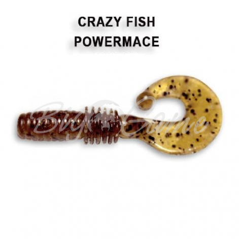 Твистер CRAZY FISH Power Mace 1,6" (8 шт.) зап. анис, код цв. 26 фото 1