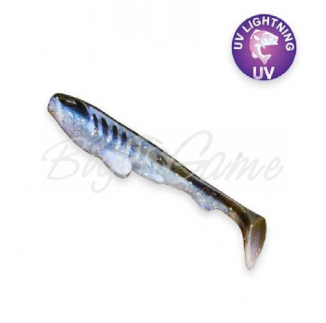 Виброхвост CRAZY FISH Tough 5" (5 шт.) зап. кальмар, код цв. 3d фото 1