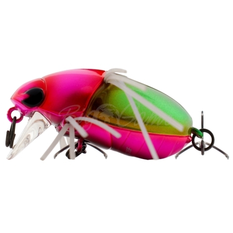 Воблер JACKALL Chubby Bug 35 цв. uv green ground beetle фото 2