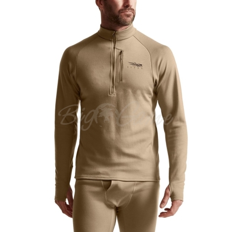 Водолазка SITKA Core Merino 330 Half-Zip цвет Colt фото 7