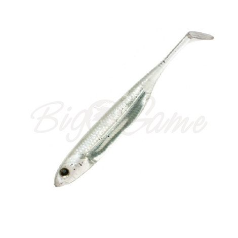 Виброхвост FISH ARROW Flash J Shad 4 (6 шт.) код цв. #21 (WHITE/SILVER) фото 1