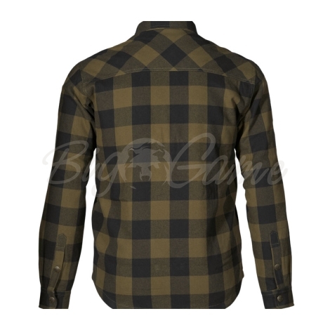 Рубашка SEELAND Canada shirt цвет Green check фото 5