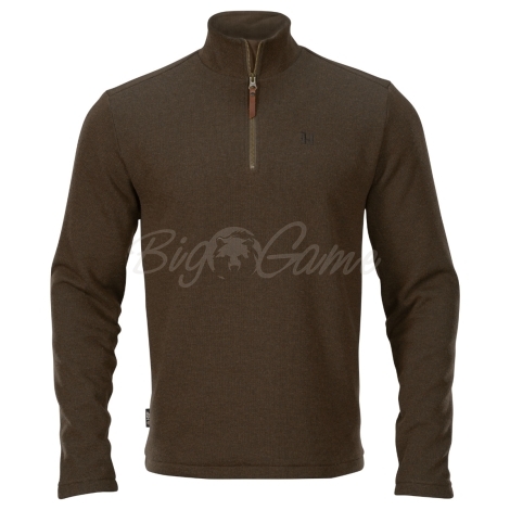 Пуловер HARKILA Retrieve HSP Pullover цвет Dark Warm Olive фото 1