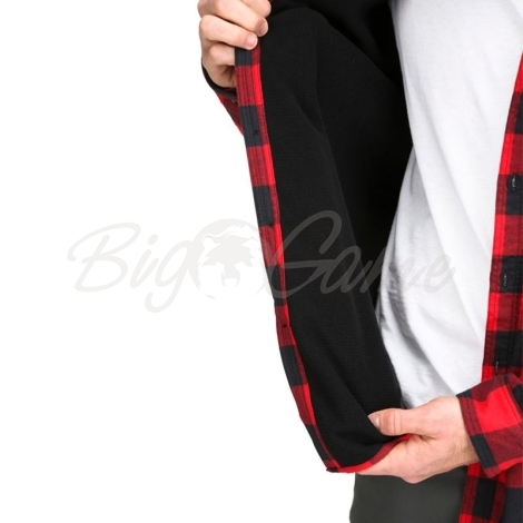 Рубашка SIMMS Coldweather LS Shirt цвет Red Buffalo Plaid фото 4