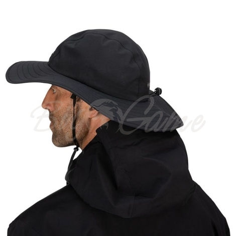 Шляпа SIMMS Gore-Tex Guide Sombrero цвет Black фото 2