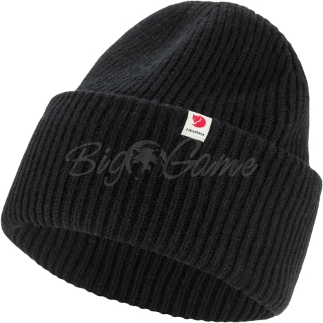 Шапка FJALLRAVEN Heavy Beanie цвет Black фото 1