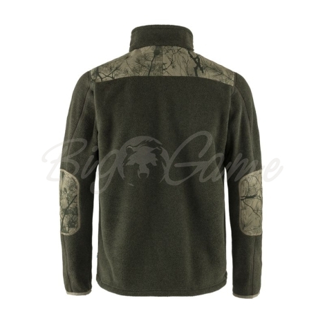 Жакет FJALLRAVEN Lappland Fleece M цвет Laurel Green-Green Camo фото 3