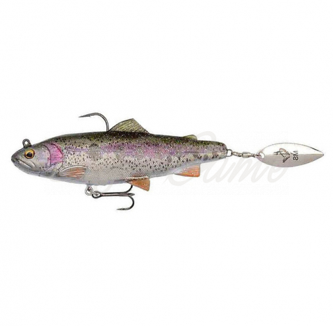 Приманка SAVAGE GEAR 4D Trout Spin Shad 11 см цв. MS 01-Rainbow Trout фото 1