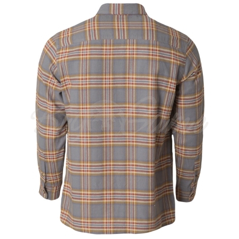 Рубашка BANDED Everglades Flannel Shirt цвет Slate Plaid фото 3