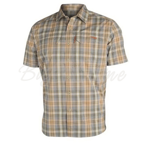 Рубашка SITKA Globetrotter Shirt SS цвет Twill Plaid фото 1