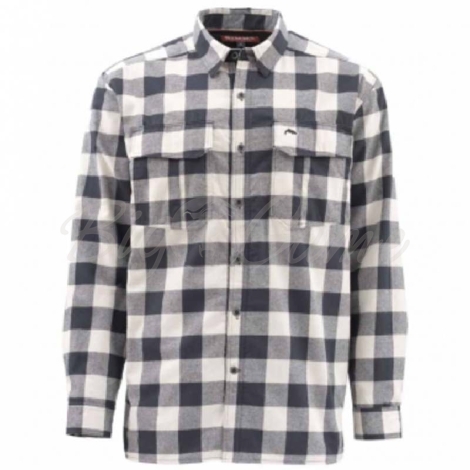 Рубашка SIMMS Coldweather LS Shirt цвет Sand Buffalo Plaid фото 1