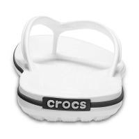 Шлепанцы CROCS Crocband Flip цвет Белый превью 3