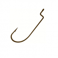 Крючок офсетный GAMAKATSU EWG Rock Fish Worm Hook № 1 NSB (7 шт.)