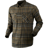 Рубашка HARKILA Pajala Shirt цвет Willow green check превью 1