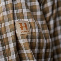 Рубашка HARKILA Fjell L/S Shirt Women цвет Dark olive check превью 7