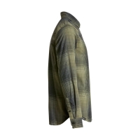 Рубашка KING'S Modern Button Flannel цвет Olive Plaid превью 9