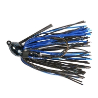 Бактейл STRIKE KING Pro-Glo Bitsy Bug mini jig 5,25 г (3/16 oz) цв. black / blue превью 2