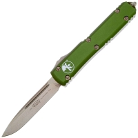 Нож автоматический MICROTECH Ultratech S/E M390, рукоять алюминий, цв. зеленый
