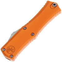 Нож складной автоматический MICROTECH Hera 2 Mini Recurve S/E сталь M390MK рукоять Алюминий цв. Оранжевый превью 2