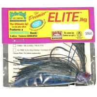 Бактейл STRIKE KING Premier Elite Jig 10,5 г (3/8 oz) цв. black / blue /purple flash