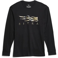 Футболка SITKA Icon Optifade Long Sleeve Tee цвет Black / Optifade Subalpine