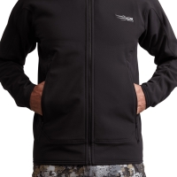 Толстовка SITKA Alpha Fleece Hooded Jacket цвет Black превью 2