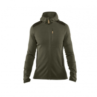 Толстовка FJALLRAVEN Keb Fleece Hoodie M цвет Laurel Green-Deep Forest