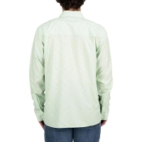 Рубашка SIMMS Double Haul LS Shirt цвет Lt.Green Texture Wave Print превью 3