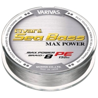 Плетенка VARIVAS Avani Sea Bass Max Power Braid PEx8 150 м цв. Серый # 1,2