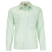 Рубашка SIMMS Double Haul LS Shirt цвет Lt.Green Texture Wave Print превью 1
