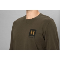 Лонгслив HARKILA Gorm L/S T-Shirt цвет Willow green превью 4