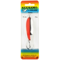 Блесна колеблющаяся KUUSAMO Taimen 75/25 код цв. GL/FR/S-S  превью 2