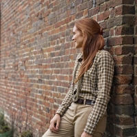 Рубашка HARKILA Fjell L/S Shirt Women цвет Dark olive check превью 2