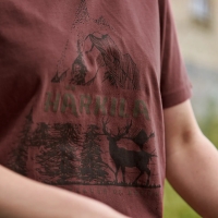 Футболка HARKILA Nature S/S T-Shirt Women цвет Hot Chocolate превью 2