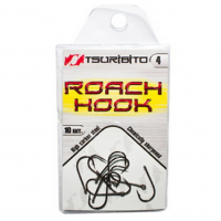 Крючок одинарный TSURIBITO Roach Hook BN № 4 (10 шт.)