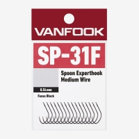 Крючок одинарный VANFOOK SP-31F #5 (16 шт.) превью 1