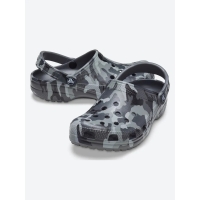 Сабо CROCS Classic Printed Camo Clog цвет Серый камуфляж превью 2